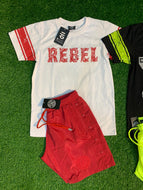 Rebel Men’s Nylon Button Shorts