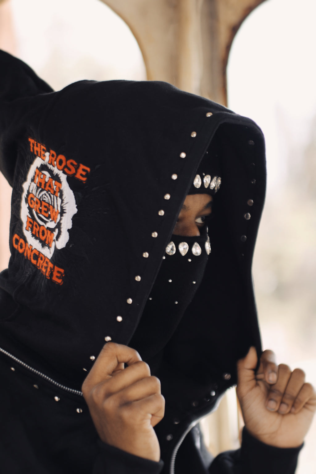 Concrete Rose Hoodie
