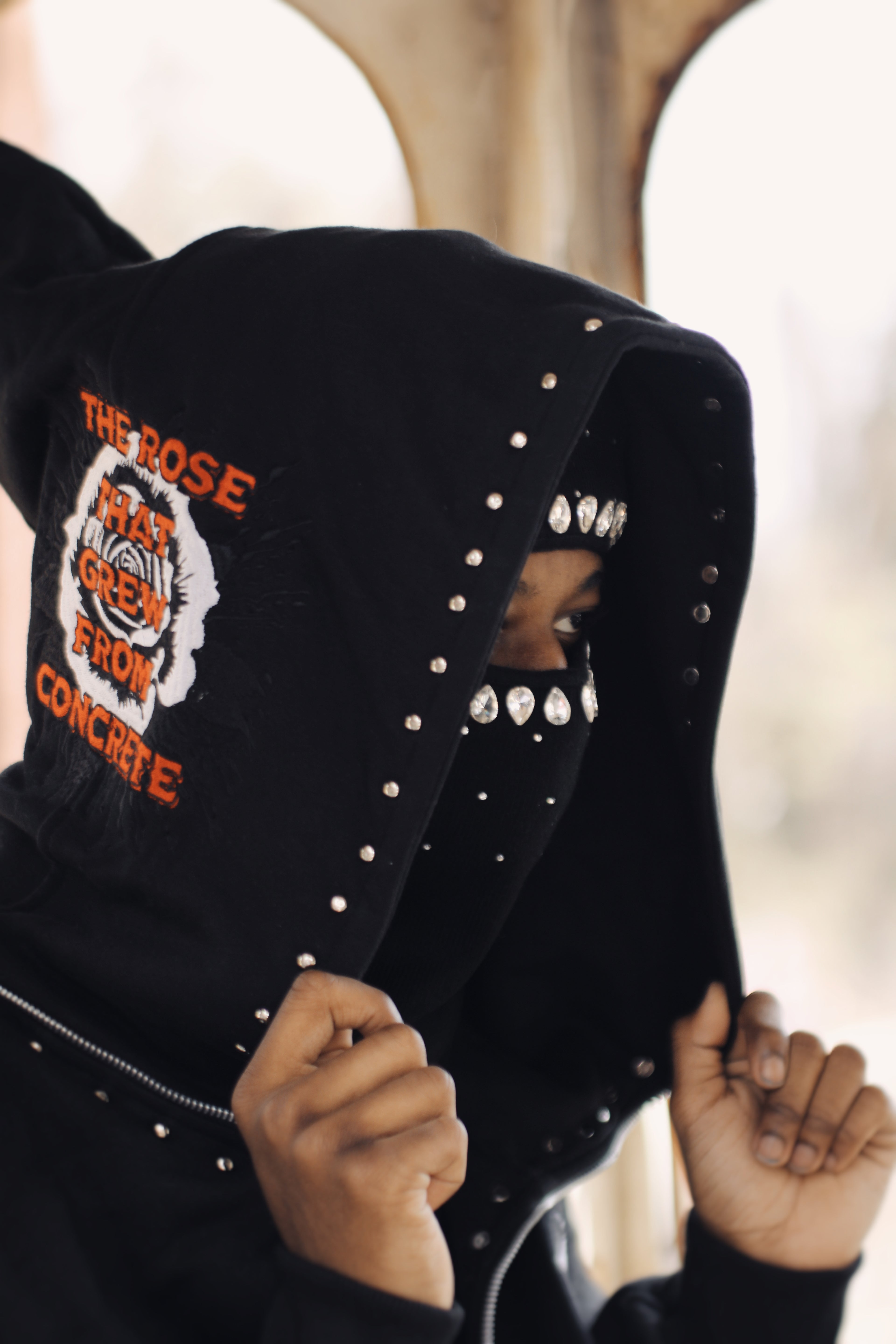 Concrete Rose Hoodie